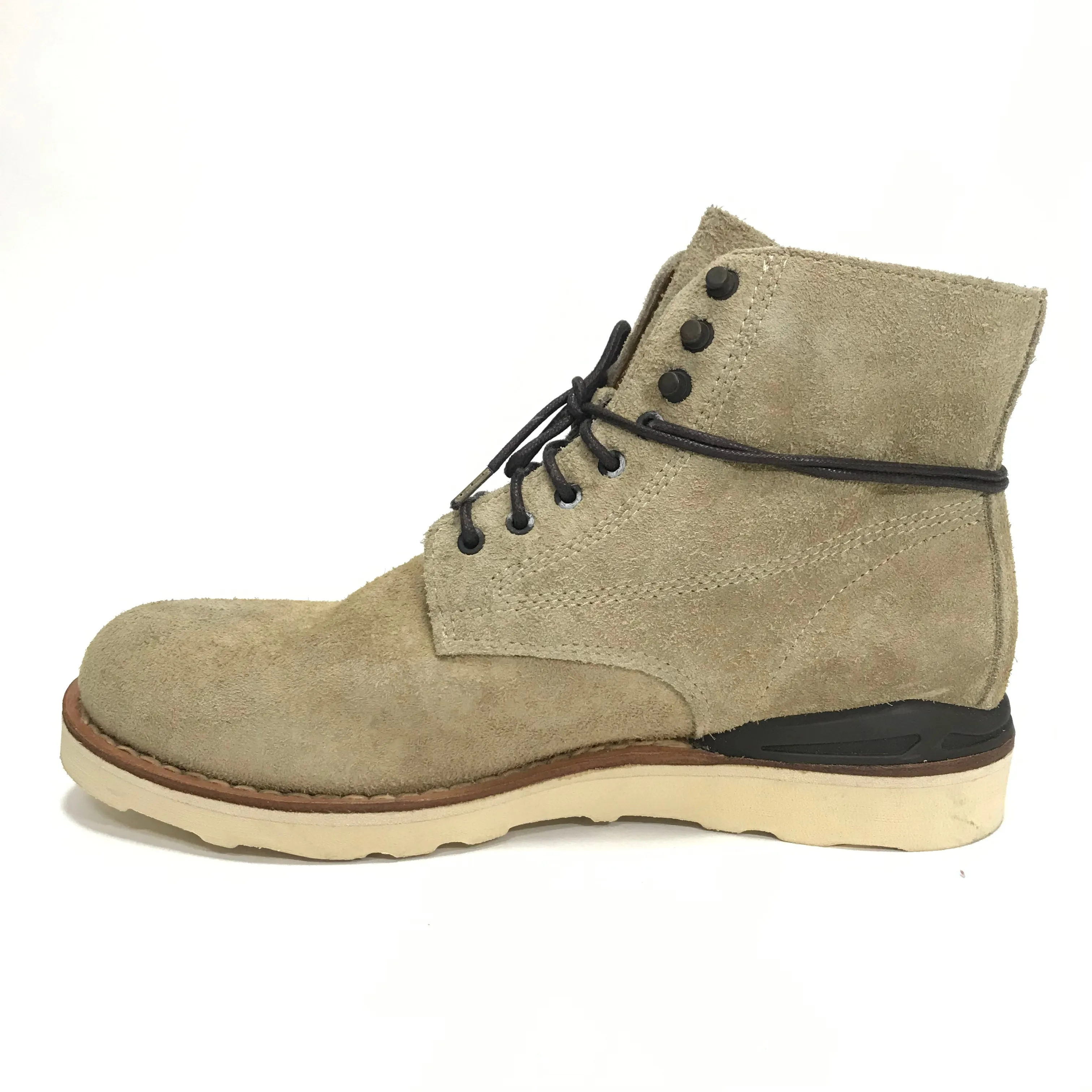 [10] Visvim Virgil Boots Folk Suede Sand