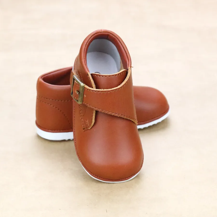Angel Baby Boys Finch Buckled Strap Leather Boot