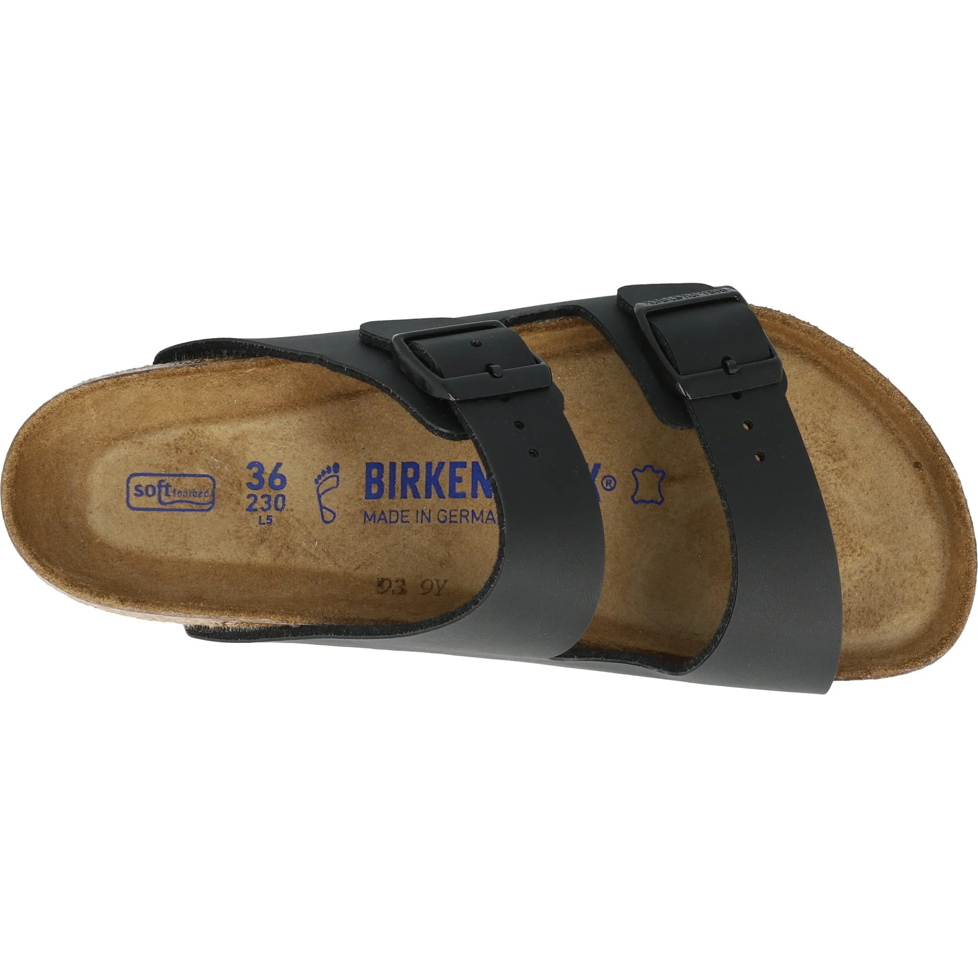Birkenstock Arizona Black Soft Footbed Sandals