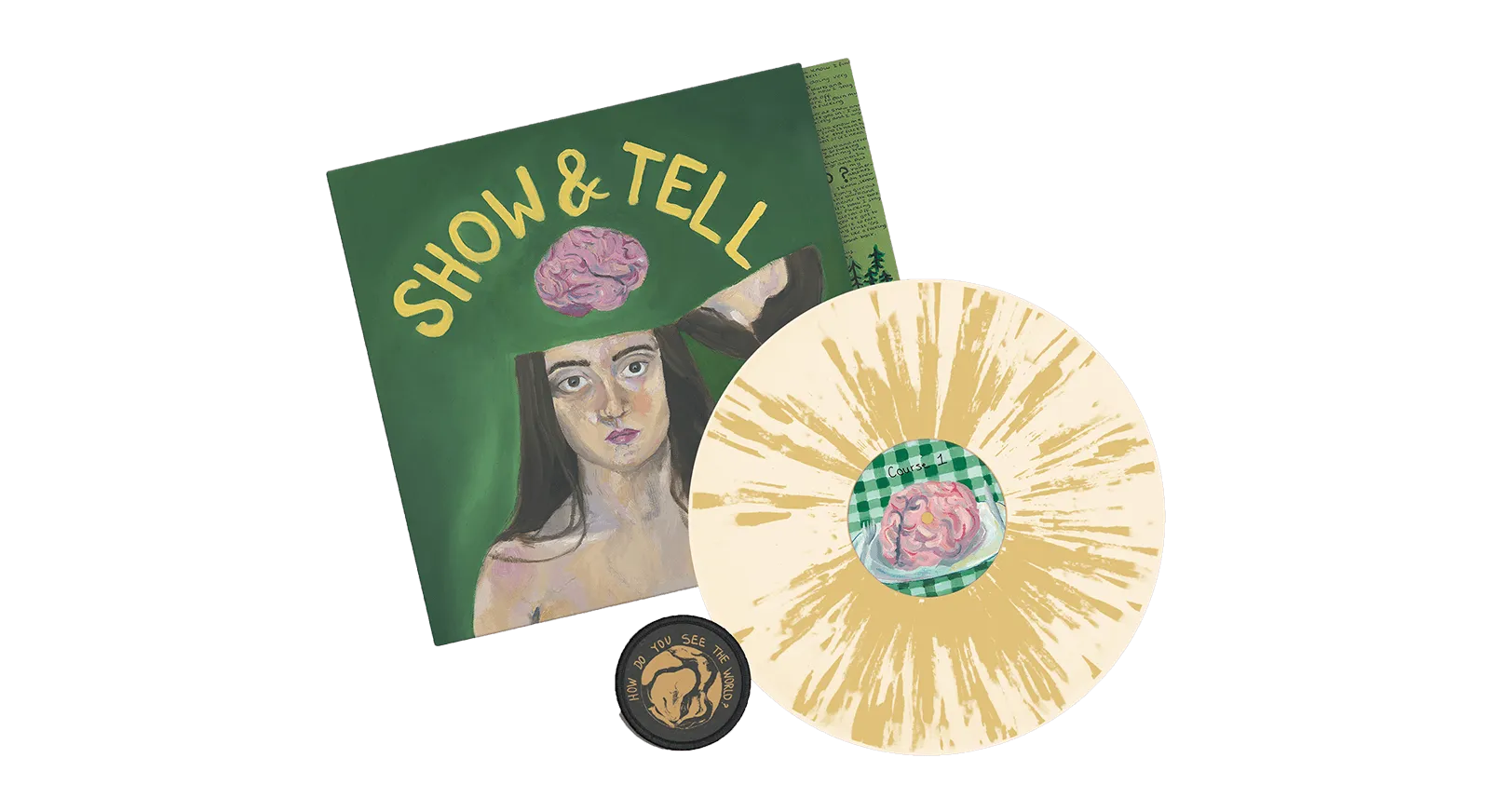 Bored At My Grandmas House : Show & Tell (Cream & Mustard Splatter Vinyl)