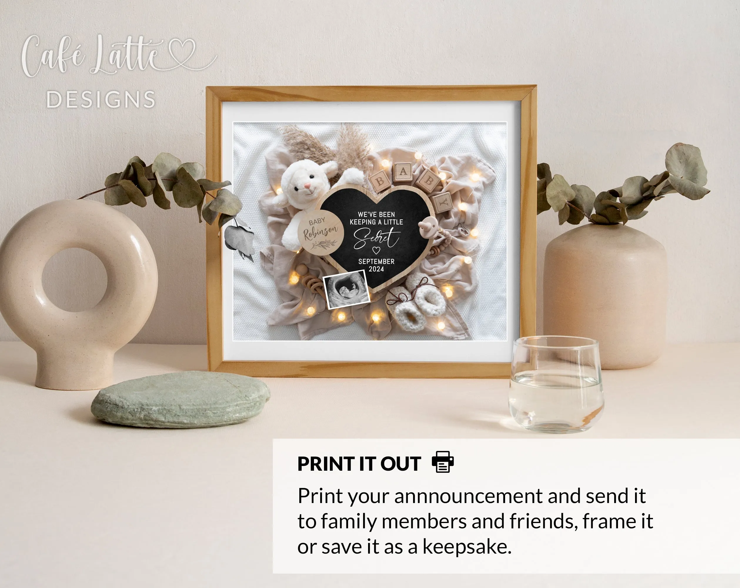 Christmas Digital Pregnancy Announcement - Extra Sweet
