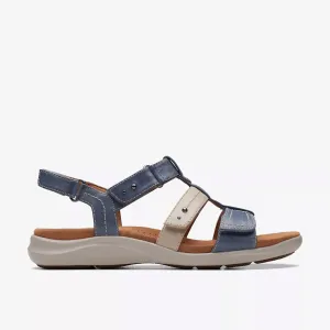 Clarks Women's Kitly Step Denim Combi | Olive Combi