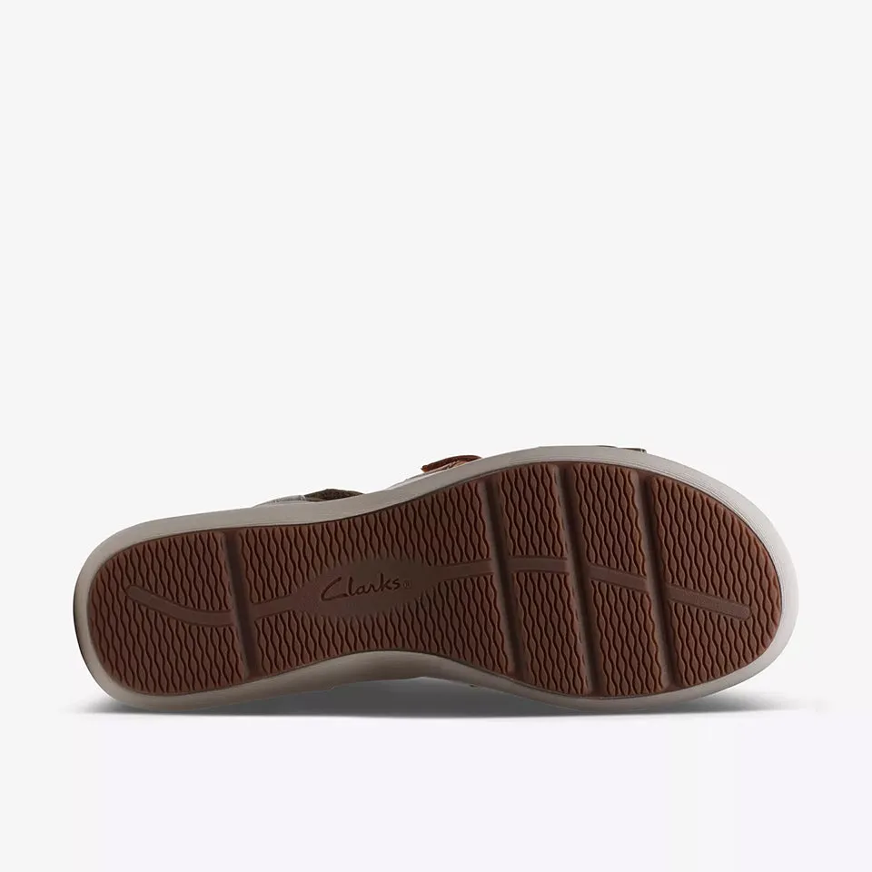Clarks Women's Kitly Step Denim Combi | Olive Combi