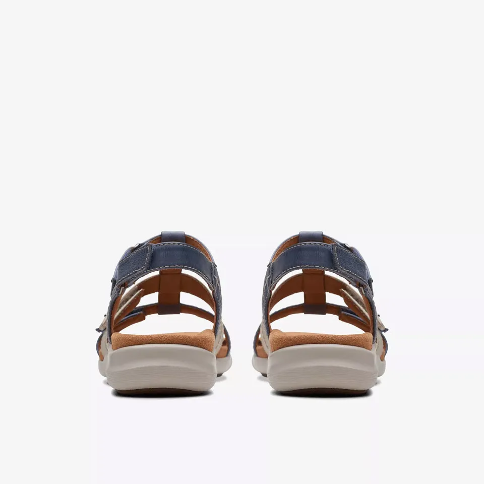 Clarks Women's Kitly Step Denim Combi | Olive Combi