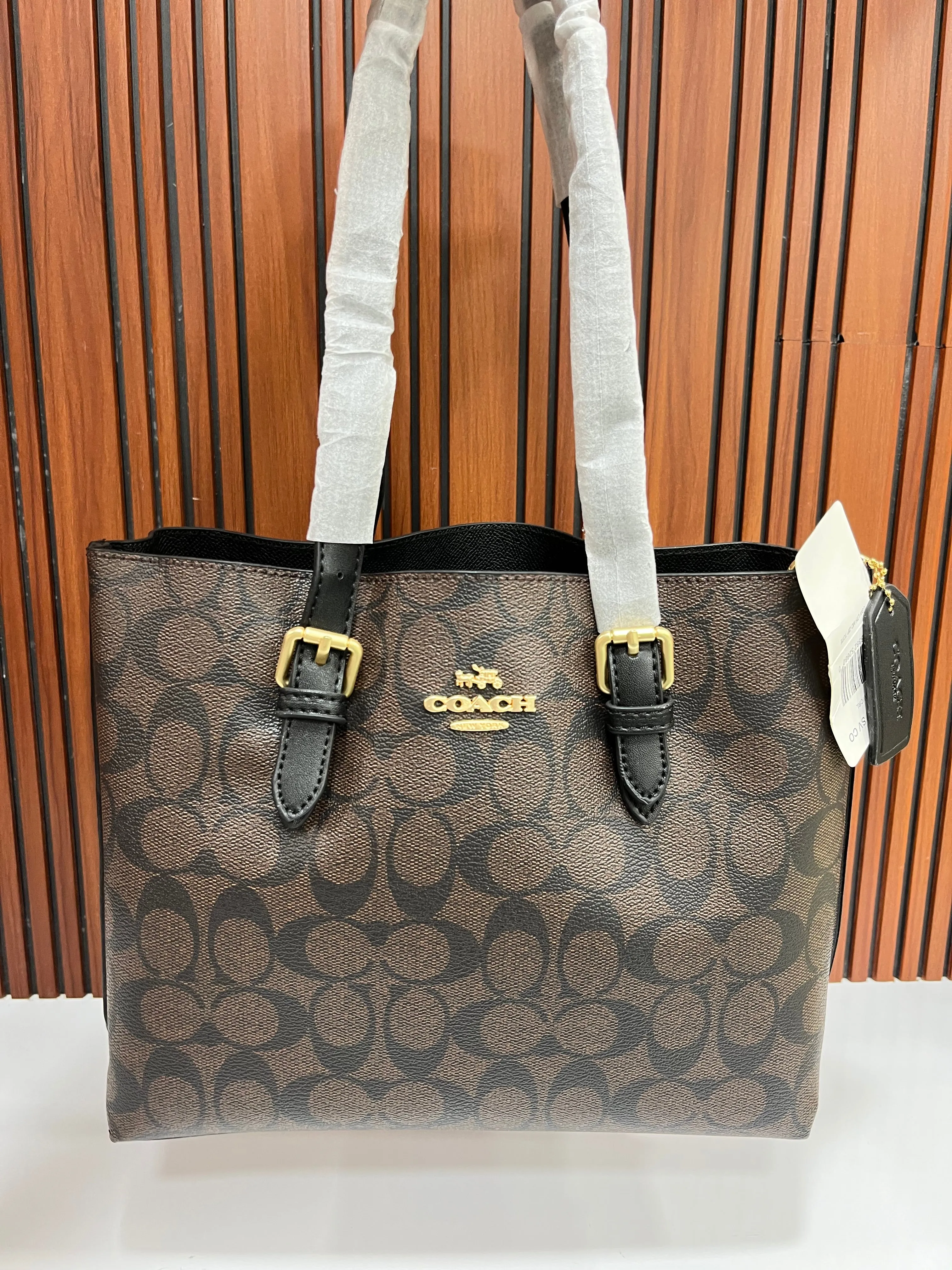 Coach (FC) Signature Canvas Medium Size Tote Bag