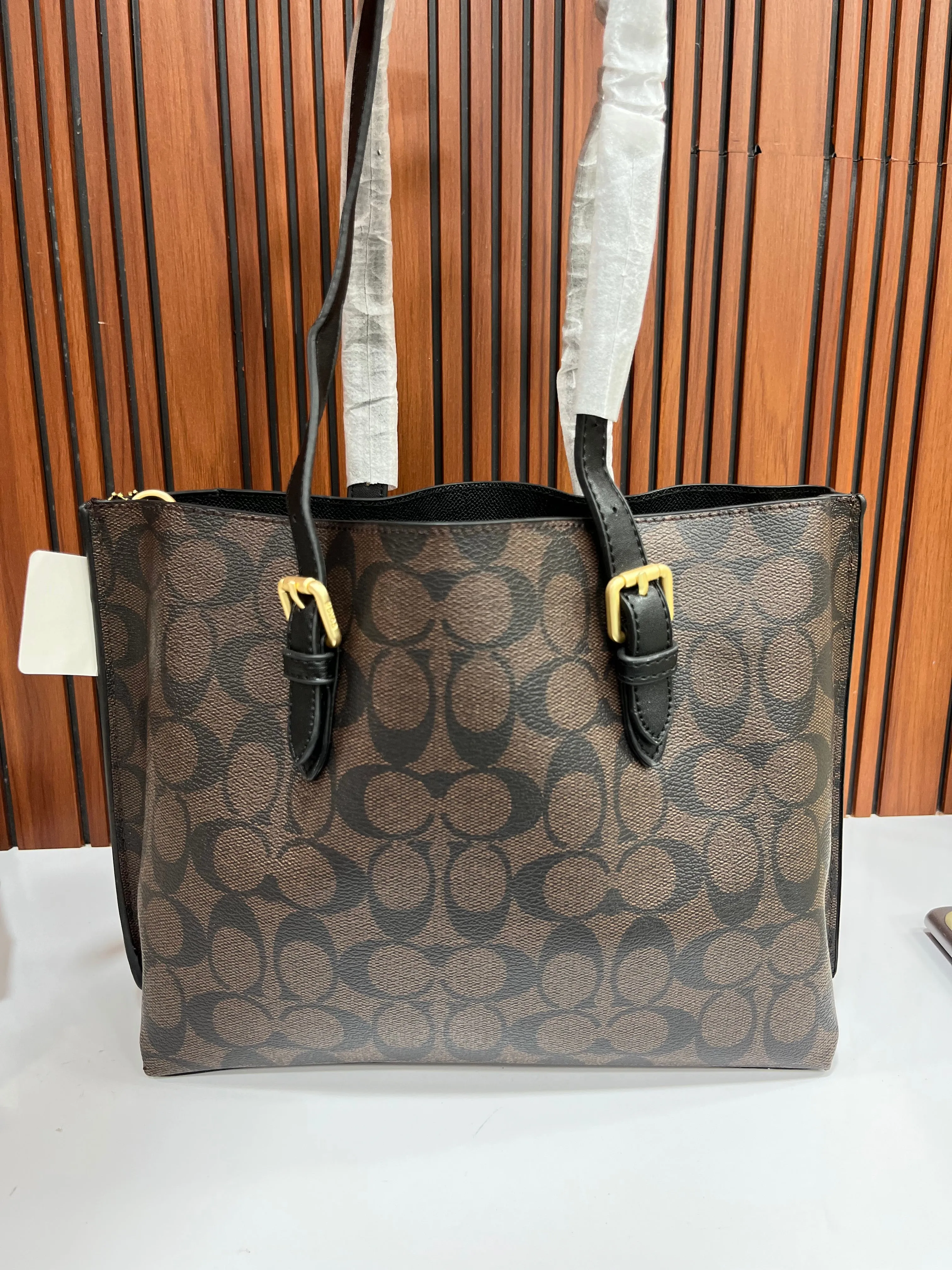 Coach (FC) Signature Canvas Medium Size Tote Bag