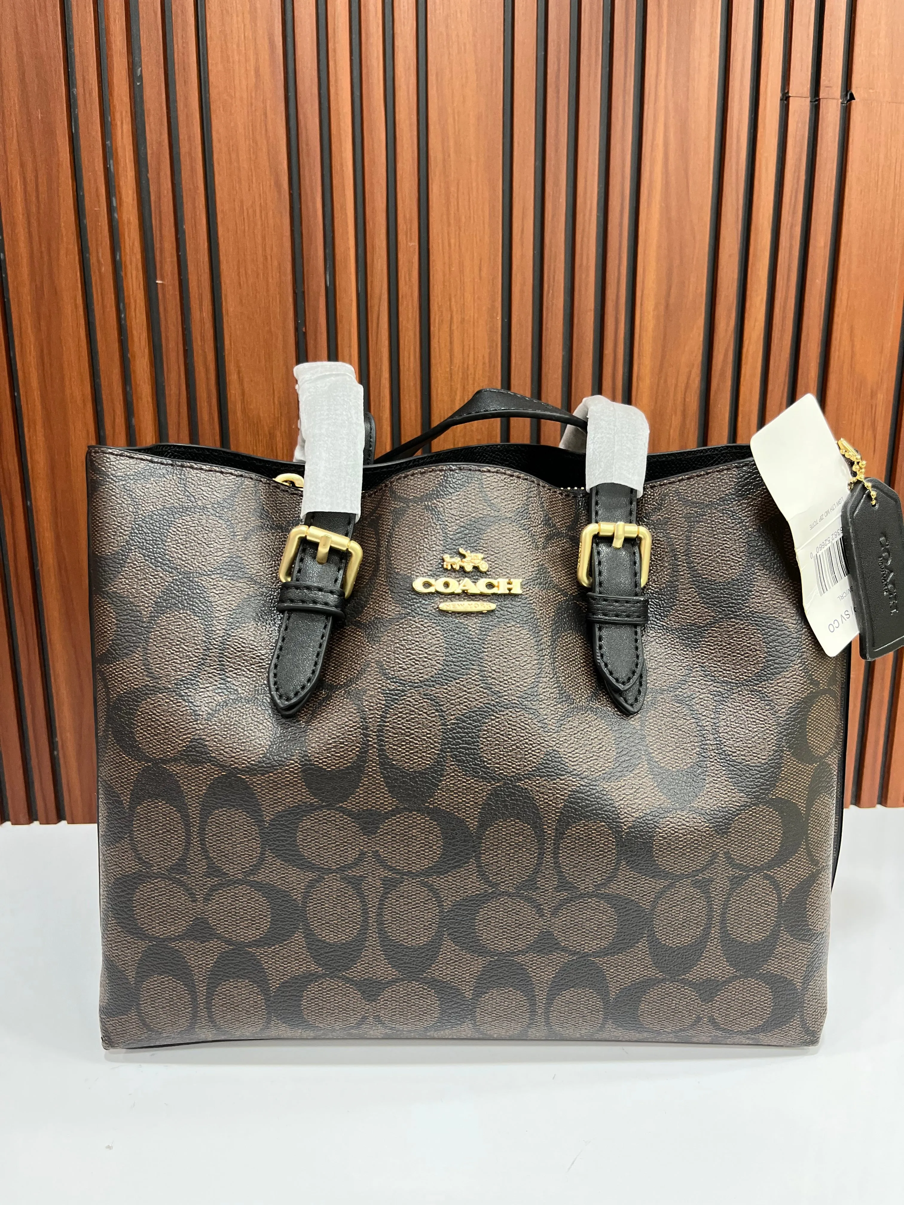 Coach (FC) Signature Canvas Medium Size Tote Bag