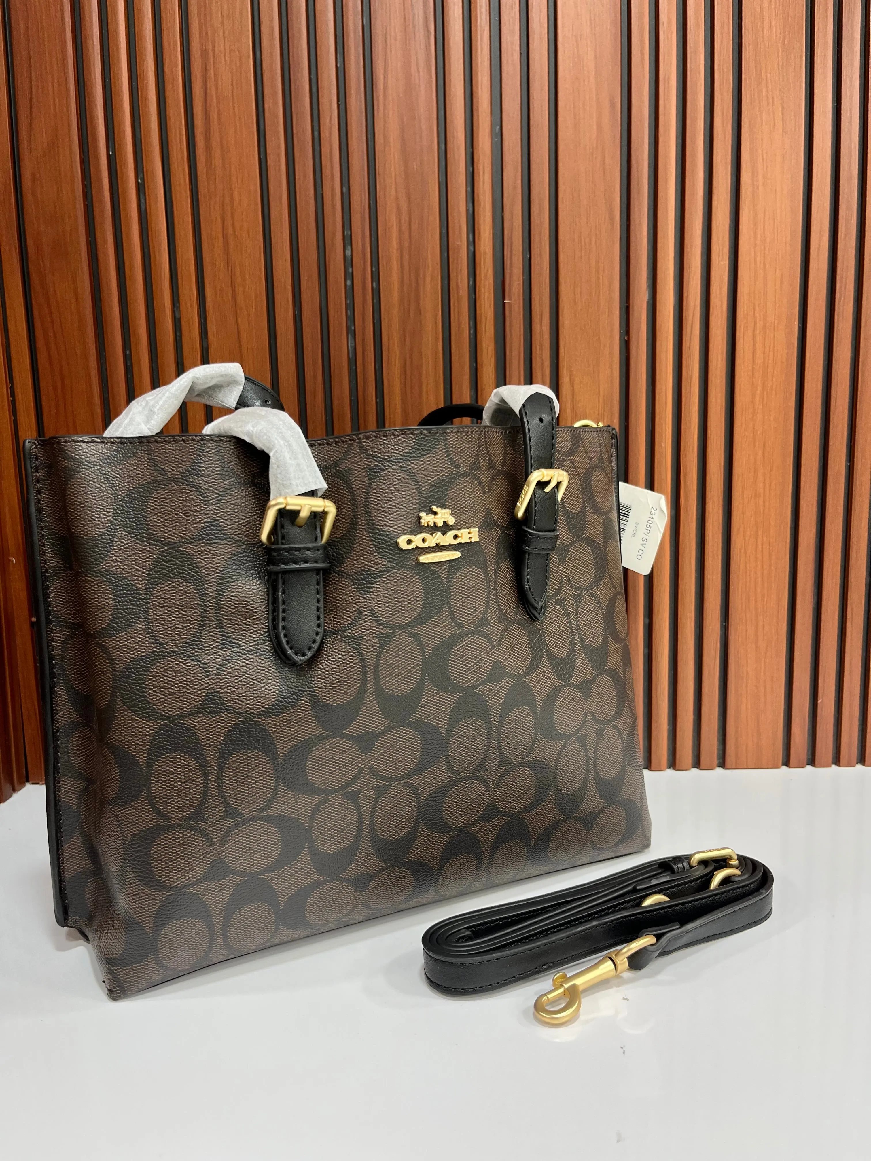 Coach (FC) Signature Canvas Medium Size Tote Bag