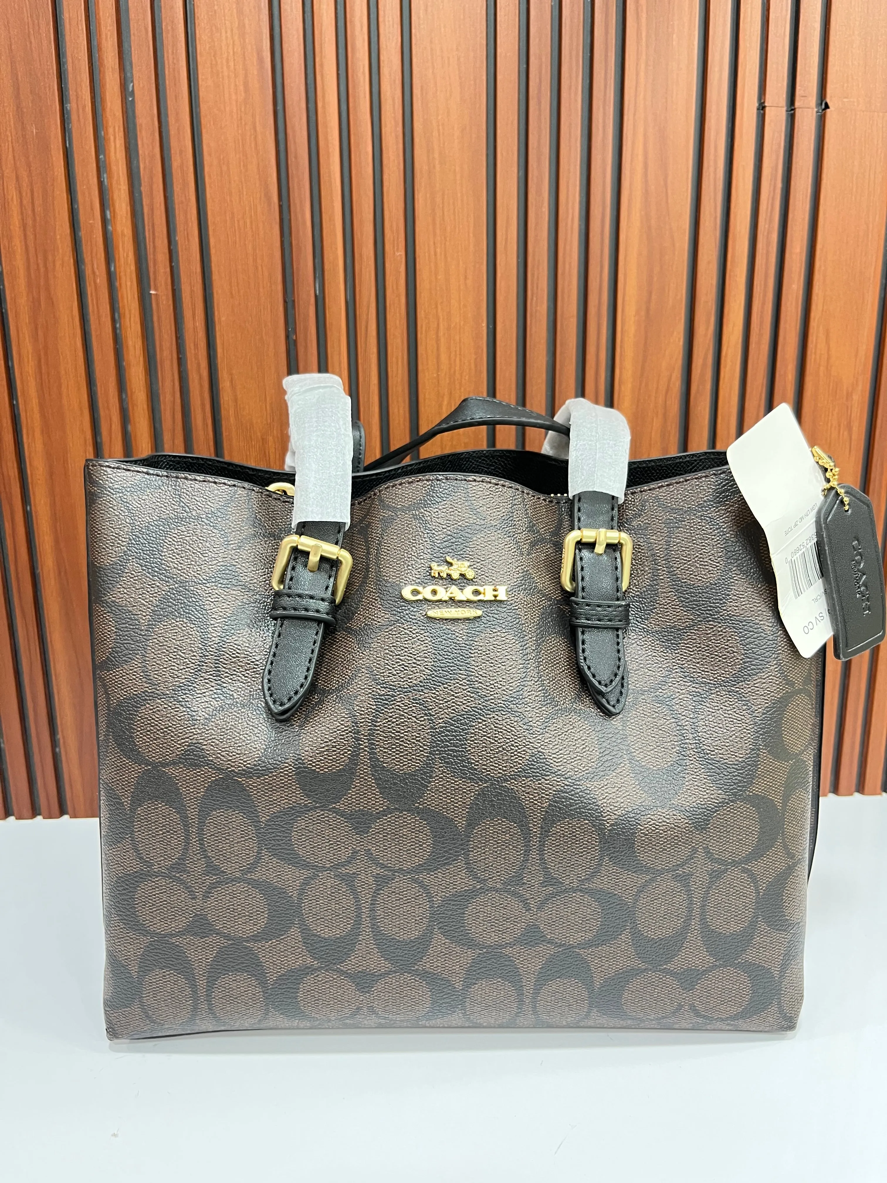 Coach (FC) Signature Canvas Medium Size Tote Bag