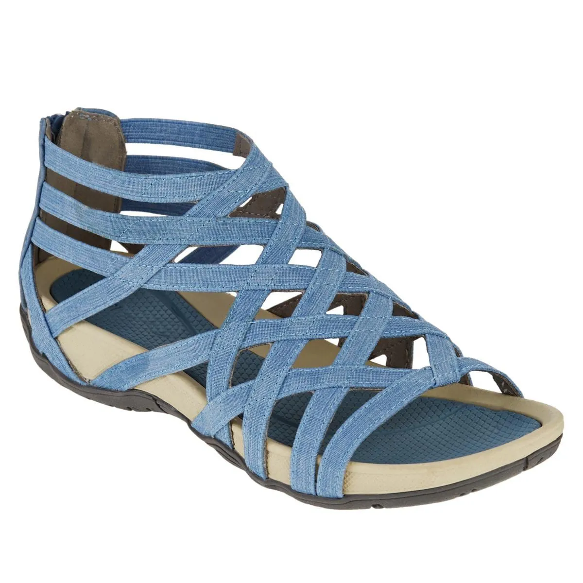 Elastic Strap Soft Sole Sandals