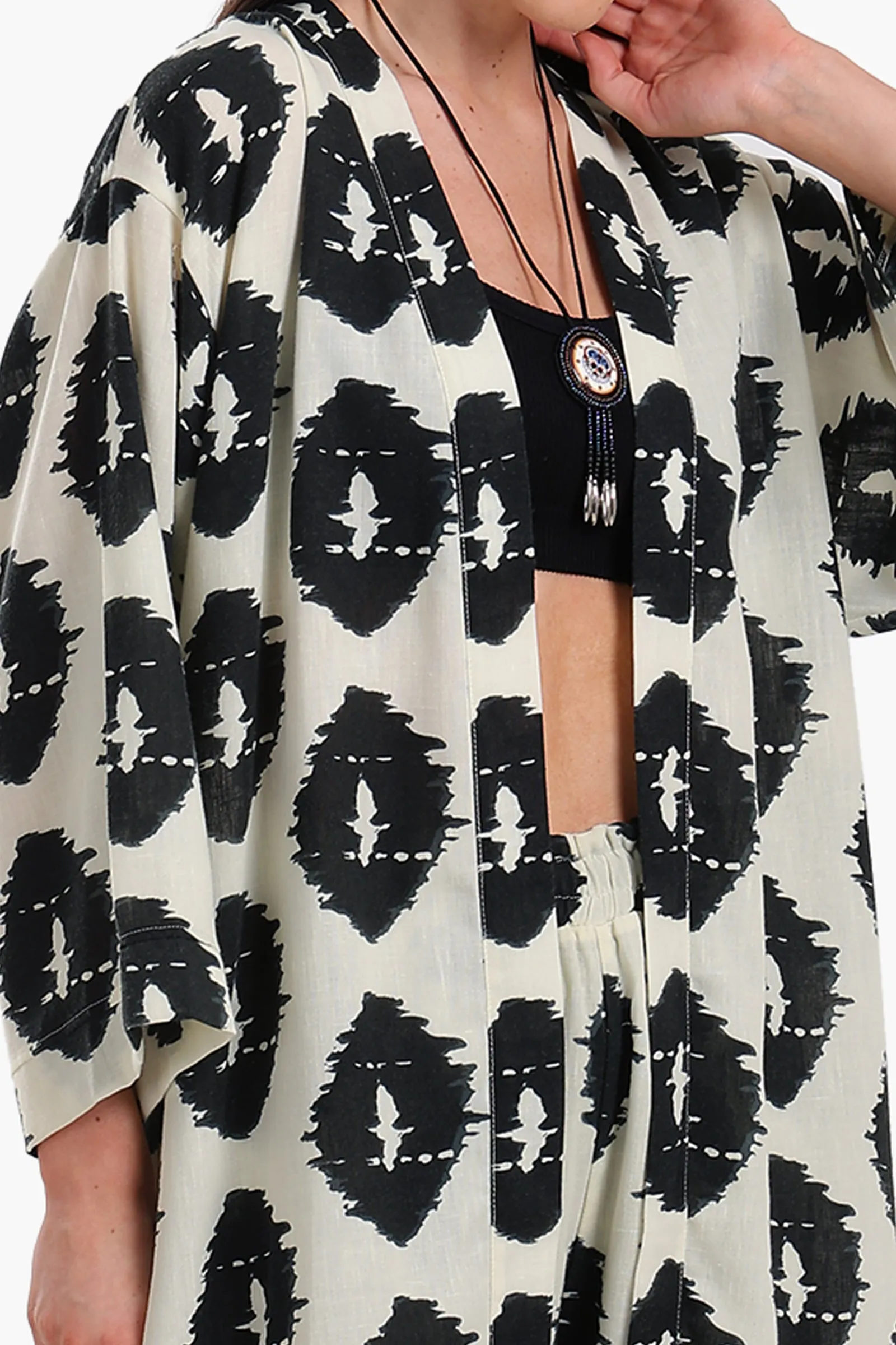 Elegant Flow Tencel Kimono