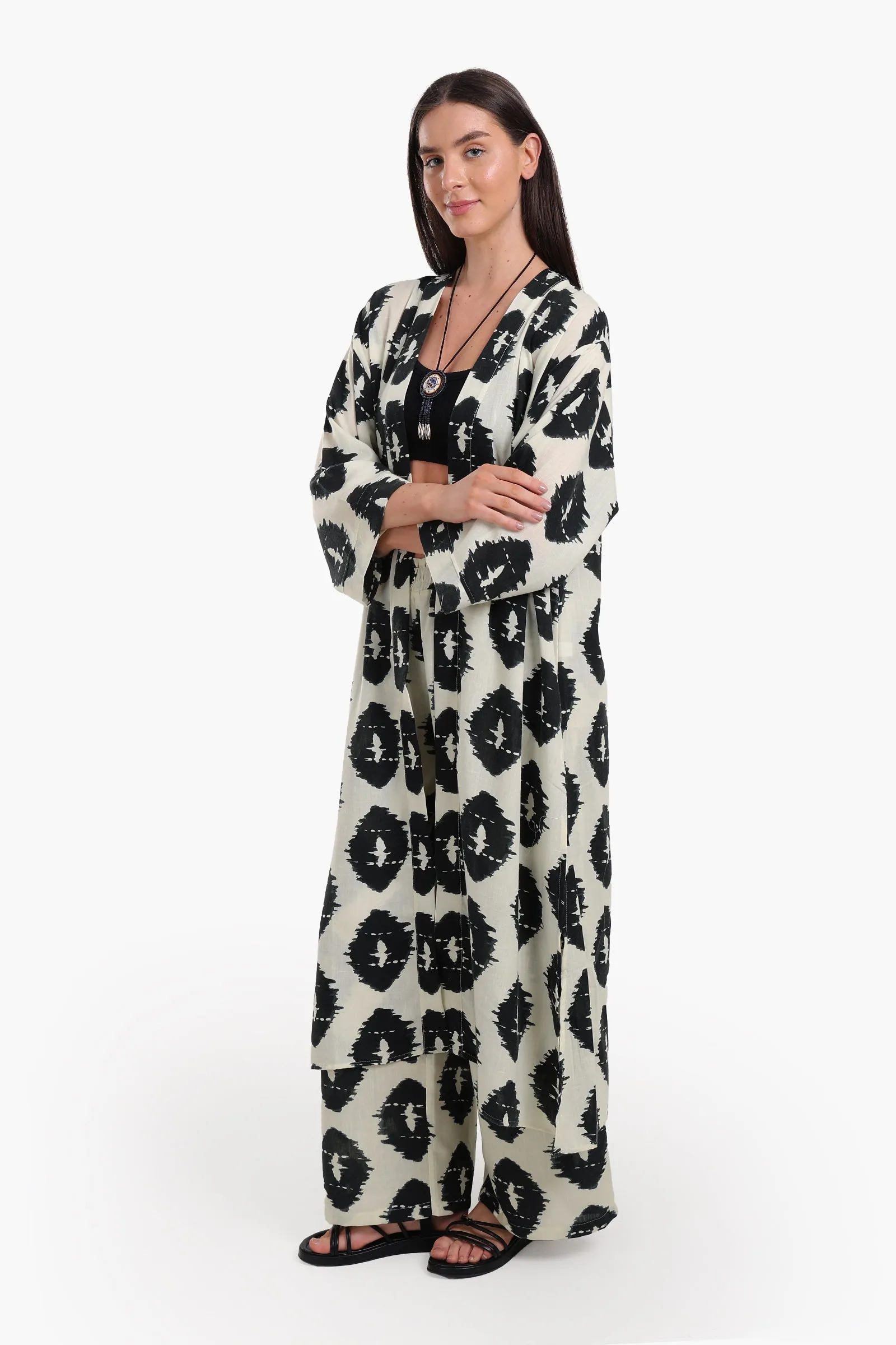 Elegant Flow Tencel Kimono