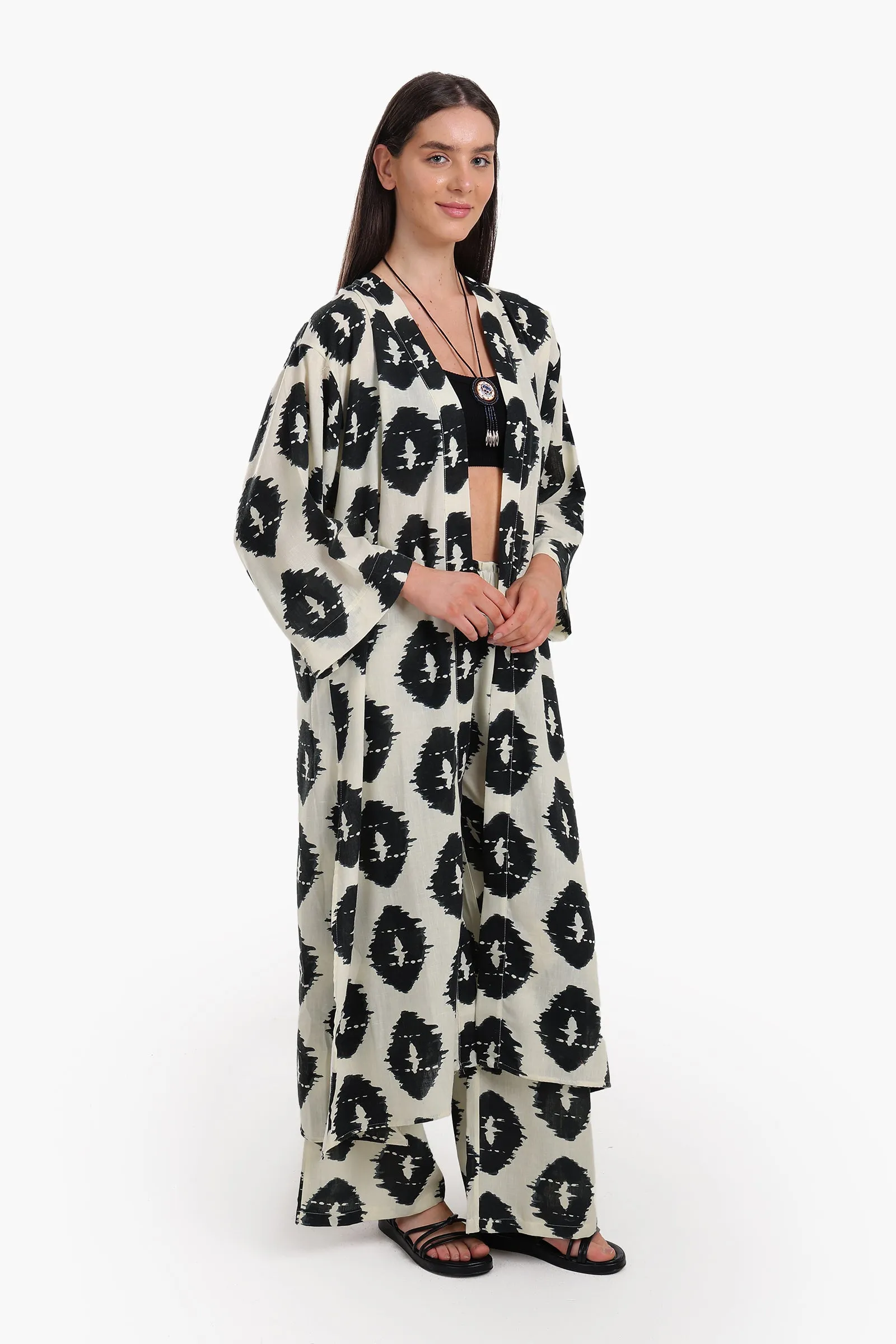 Elegant Flow Tencel Kimono