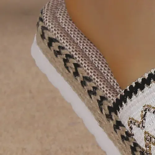 Embroidered Sandals