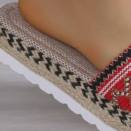 Embroidered Sandals