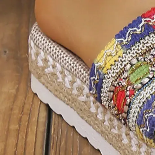 Embroidered Sandals