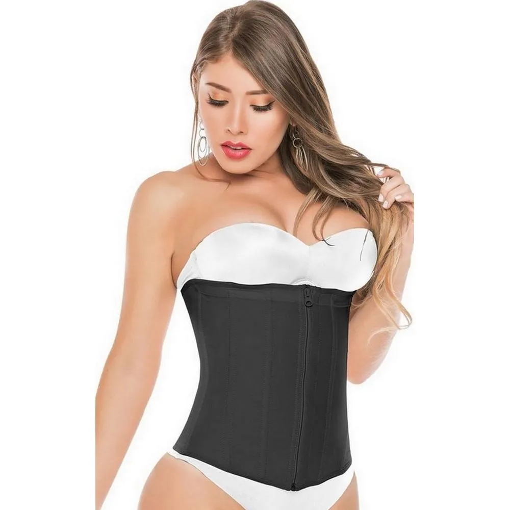Faja Salome 0315-1 Lady's Waist Trainer with Zipper - High Compression Line