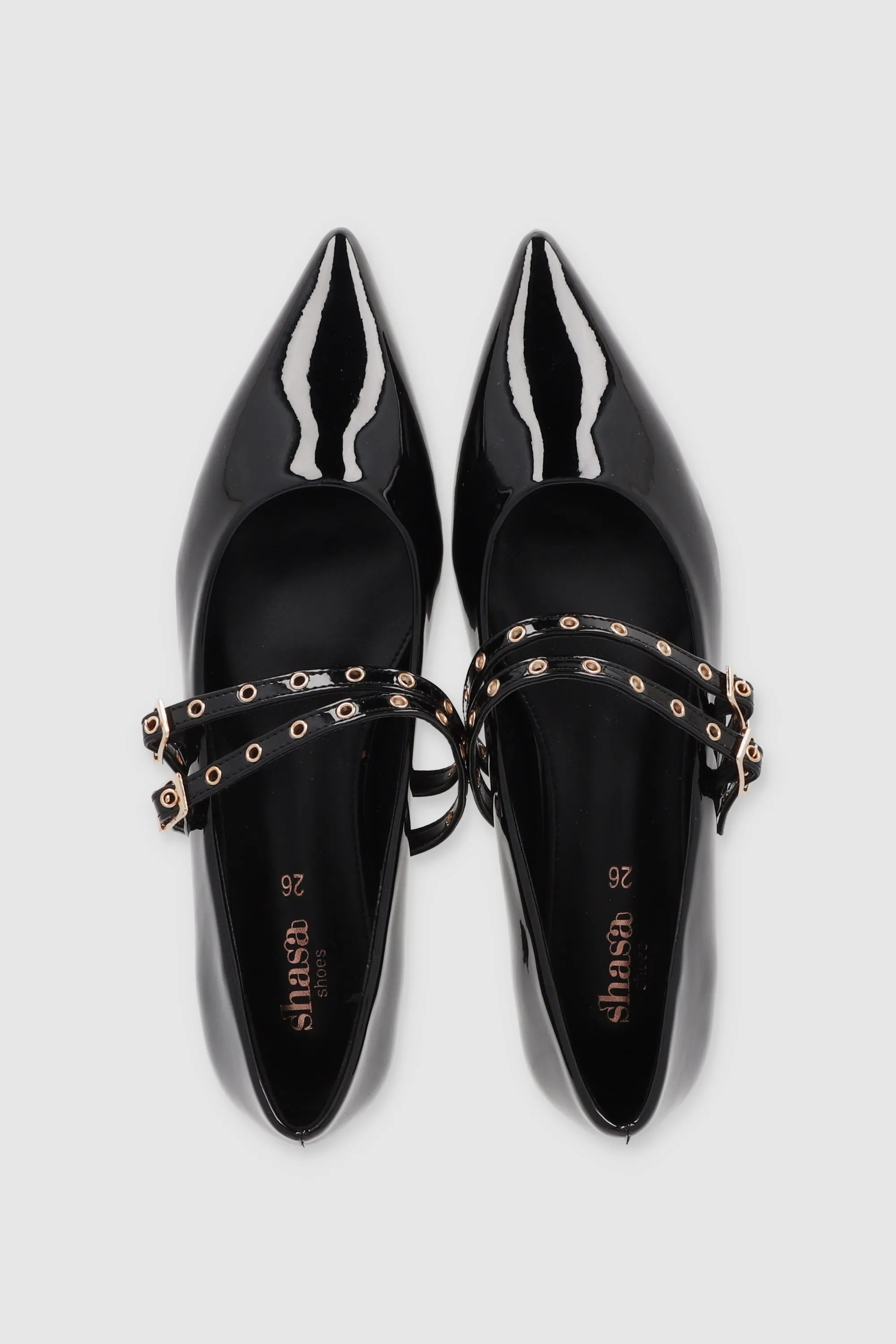Flat puntal tiras delgadas eyelets