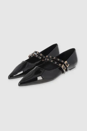 Flat puntal tiras delgadas eyelets