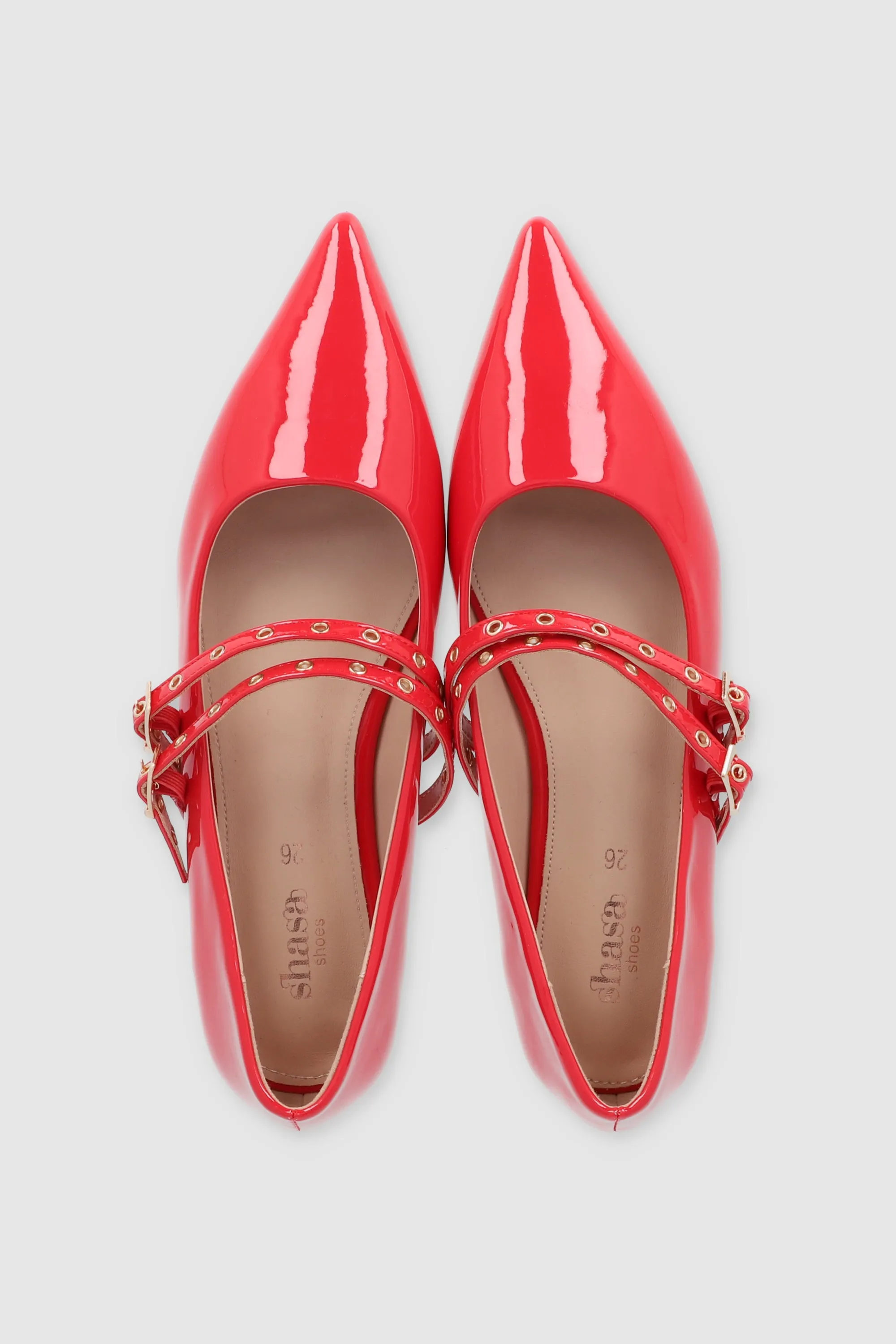 Flat puntal tiras delgadas eyelets