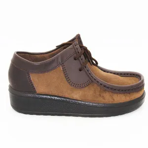 Grasshopper Mens Suede Dark Brown
