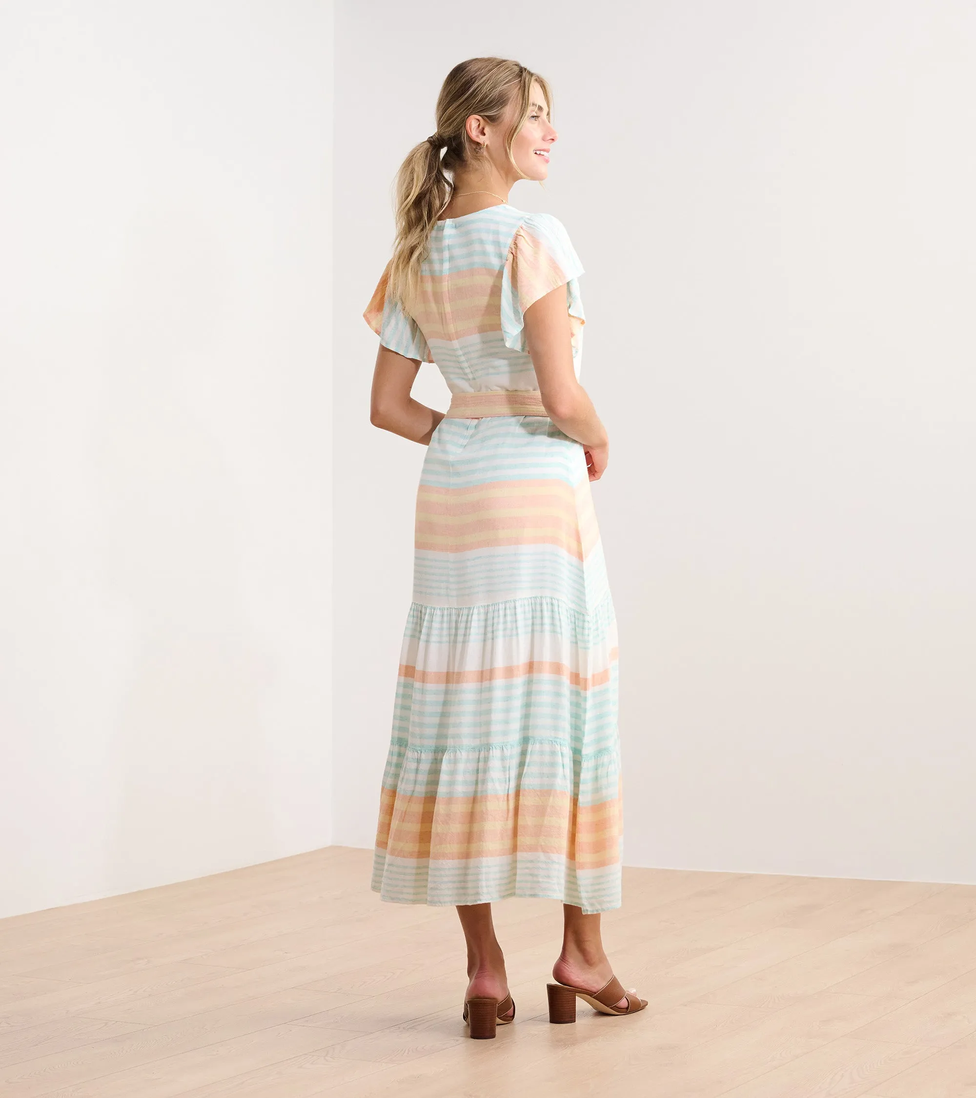 Hailey Dress - Echo Stripes