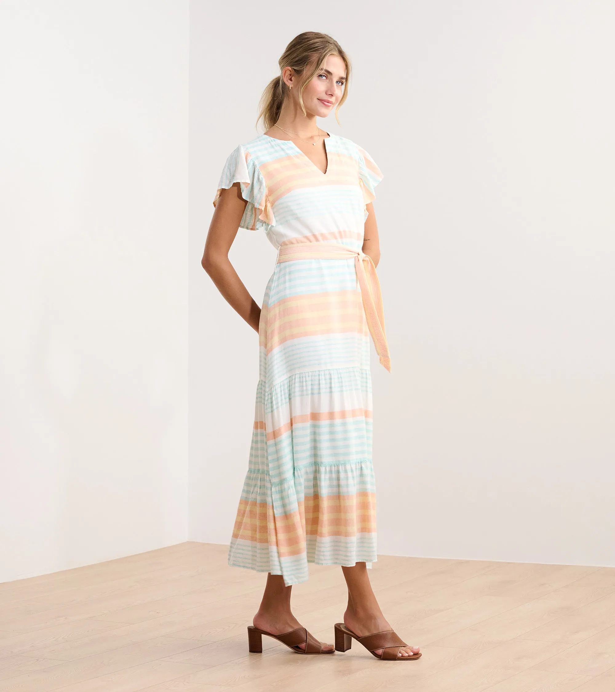 Hailey Dress - Echo Stripes