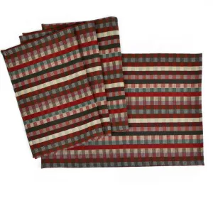 Hand Woven Cuadritos Placemats | Forest