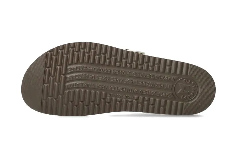 'Helen' women's slide sandal - beige mix