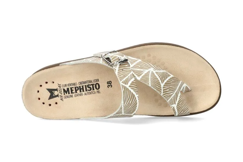 'Helen' women's slide sandal - beige mix
