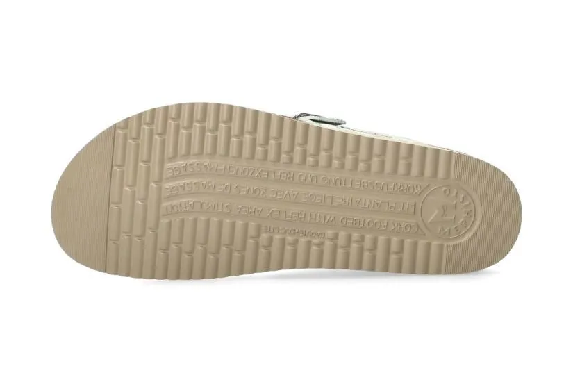 'Helen' women's thong sandal - Green mix