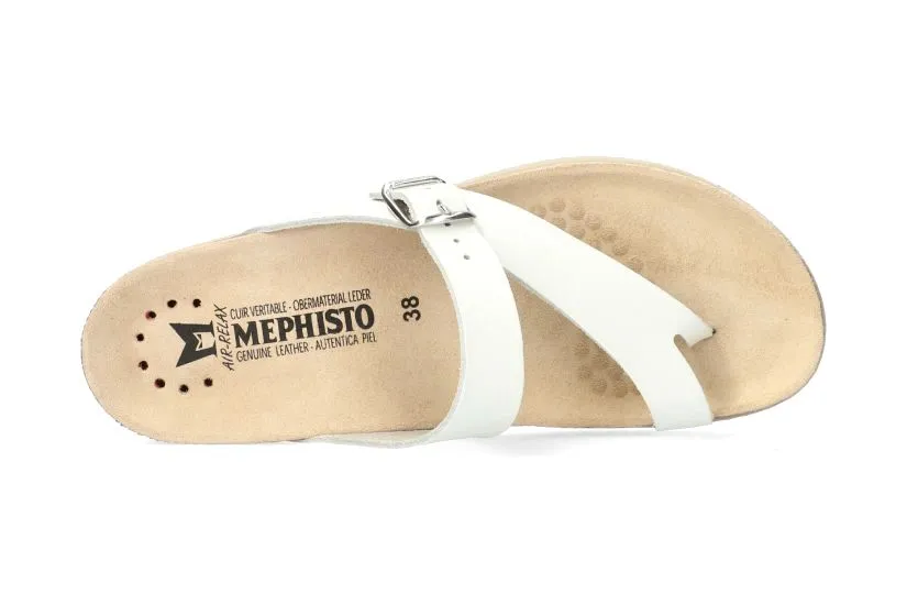 'Helen' women's thong sandal - White