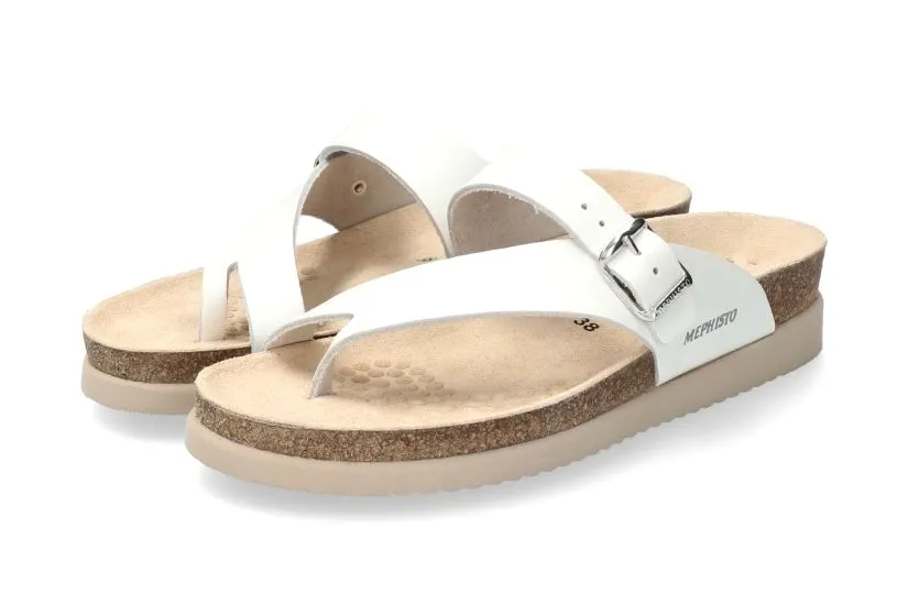 'Helen' women's thong sandal - White