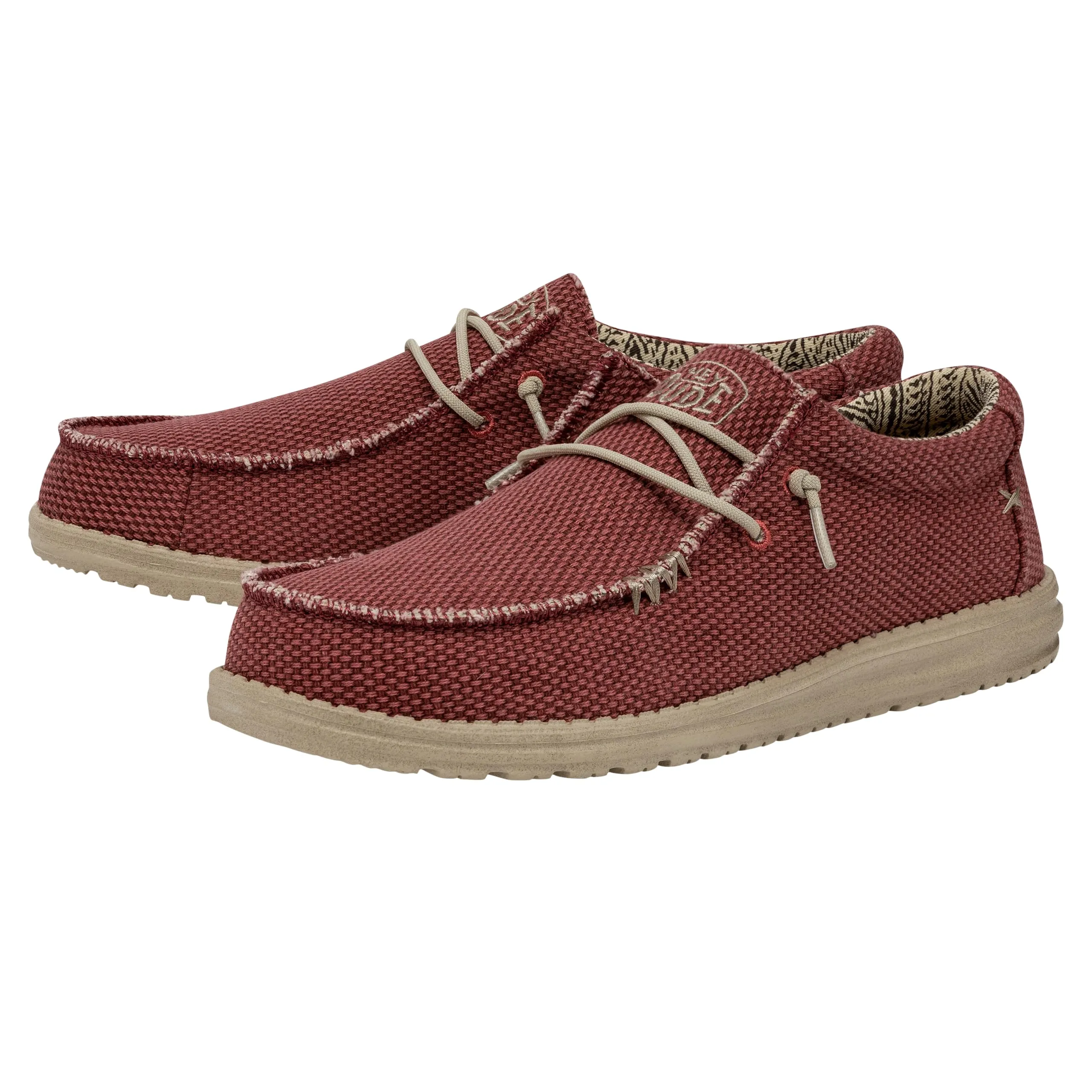 Hey Dude Wally Braided - Pompeian Red