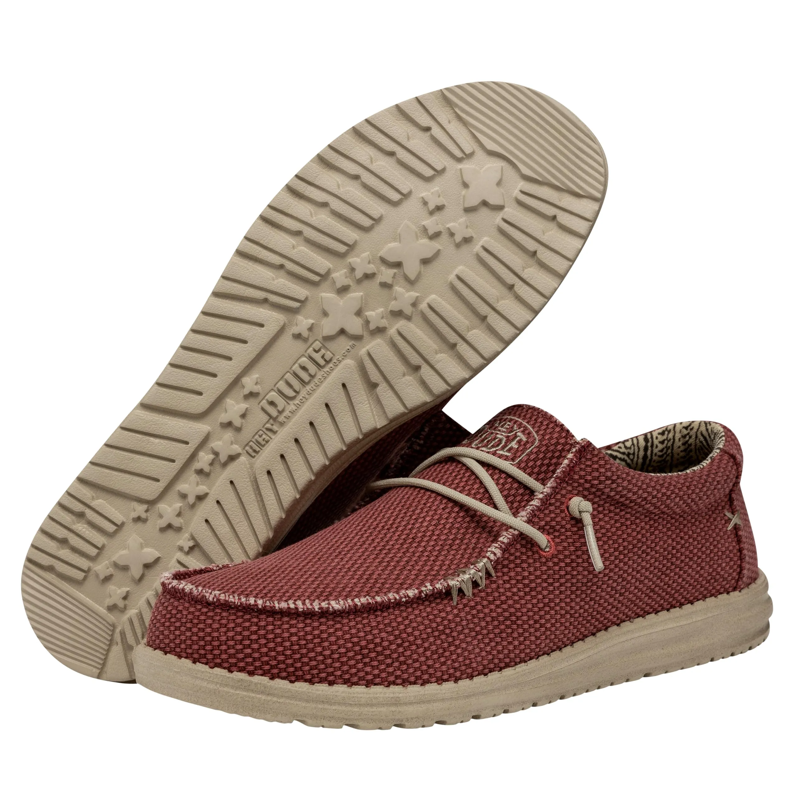 Hey Dude Wally Braided - Pompeian Red