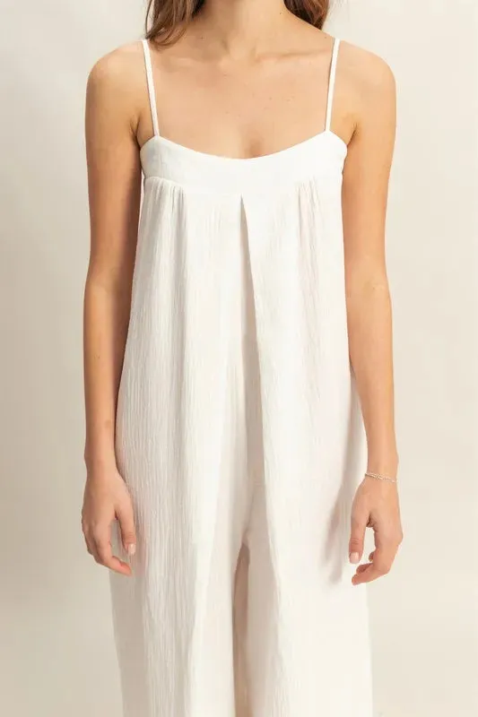 HYFVE Double Gauze Super Flowy Cami Jumpsuit