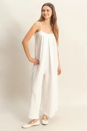 HYFVE Double Gauze Super Flowy Cami Jumpsuit