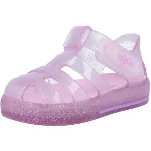 Igor Star Glitter Purple Jelly Sandals