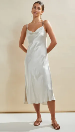 Iris Satin Dress