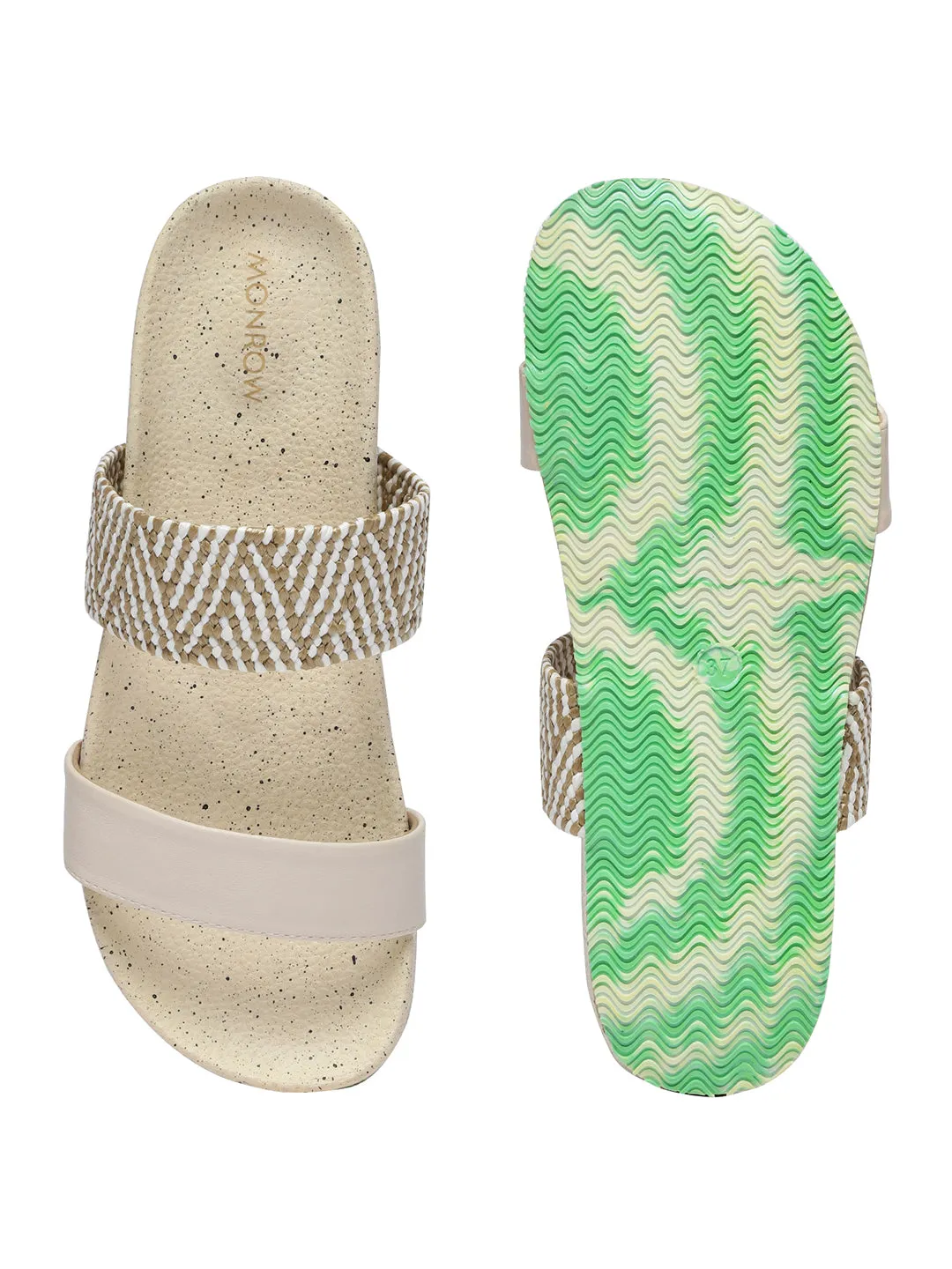 Jeviva Cream Flats
