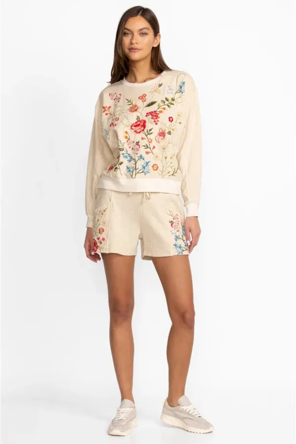 Johnny Was Los Angeles Catalina French Terry Mix Short