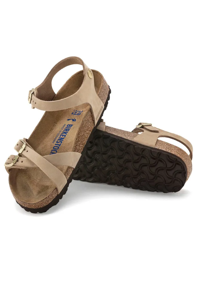 Kumba Soft Footbed Regular Width in Sandcastle Nubuck
