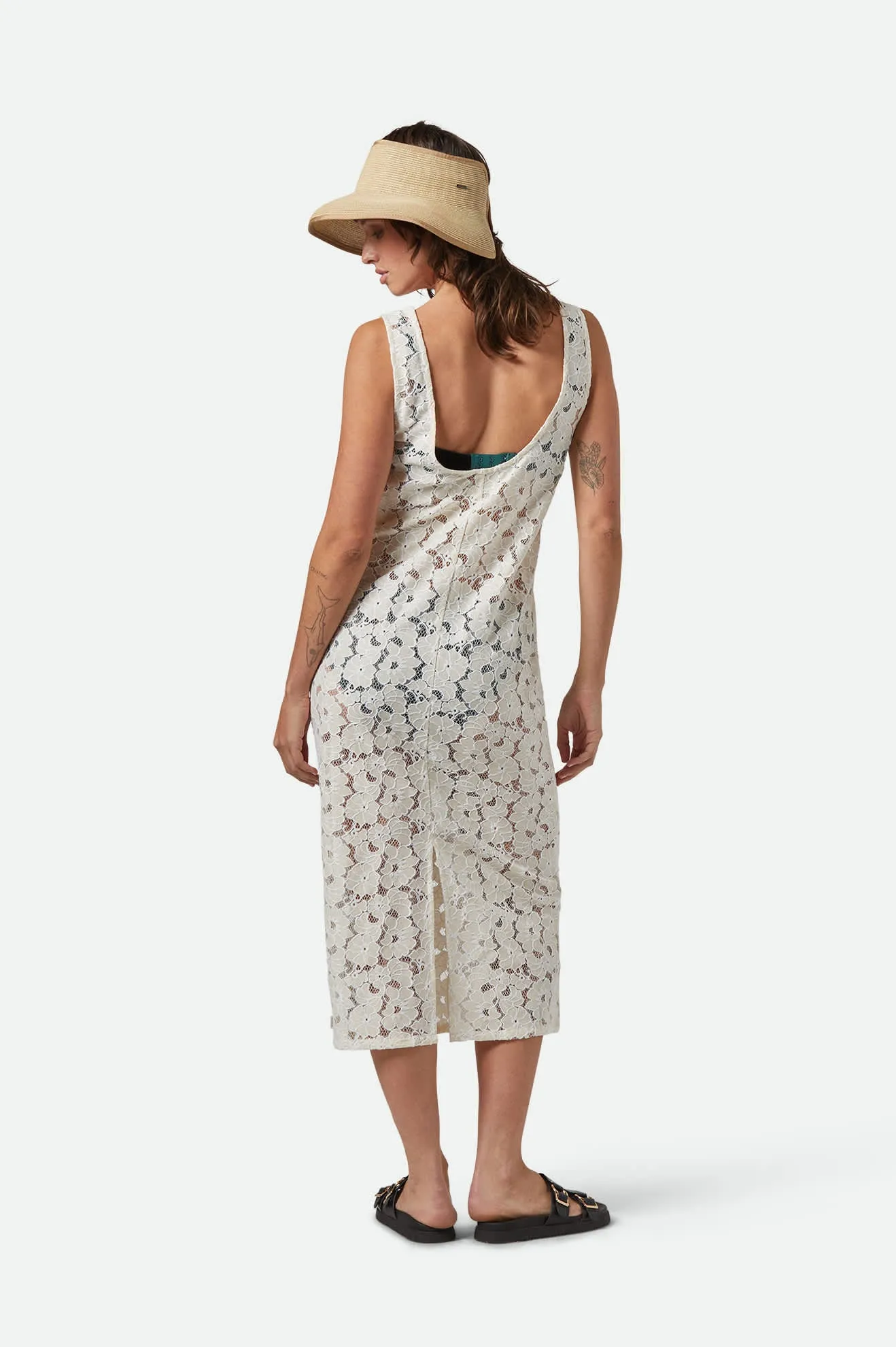 Lace Cover Up Dress - Whitecap