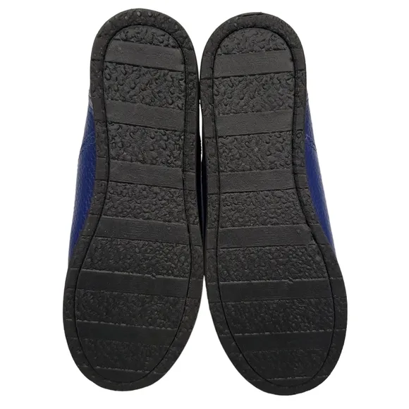 Marc Joseph | NIB Gramercy Blue Grainy Leather Preppy High Top Booties Boy's 11