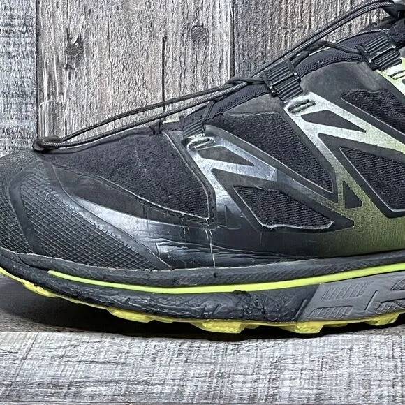 Mens Salomon XT Wings 3 Black Athletic Trail Running Sneakers Shoes Size 10 D