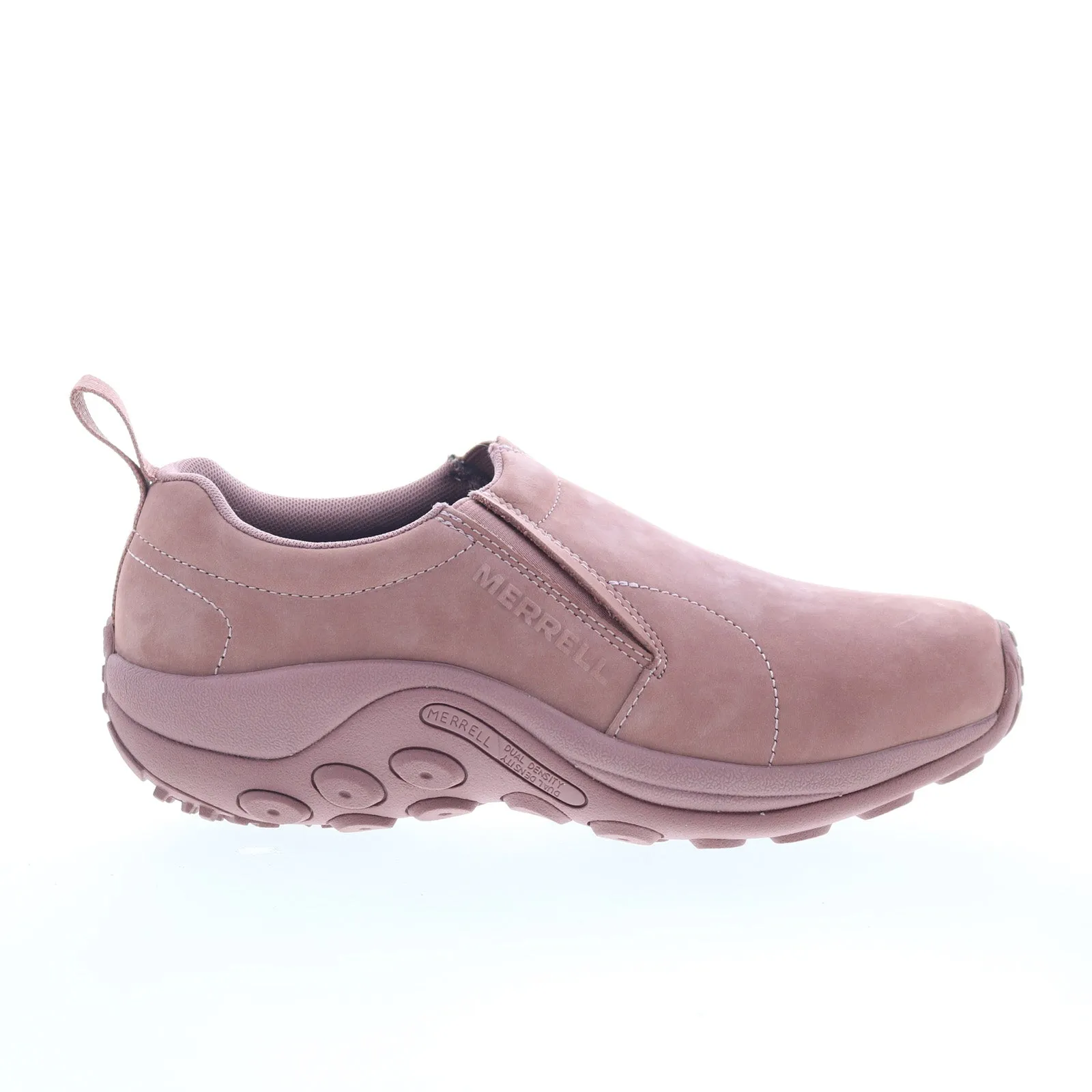 Merrell Jungle Moc J003410 Womens Pink Nubuck Slip On Clog Flats Shoes