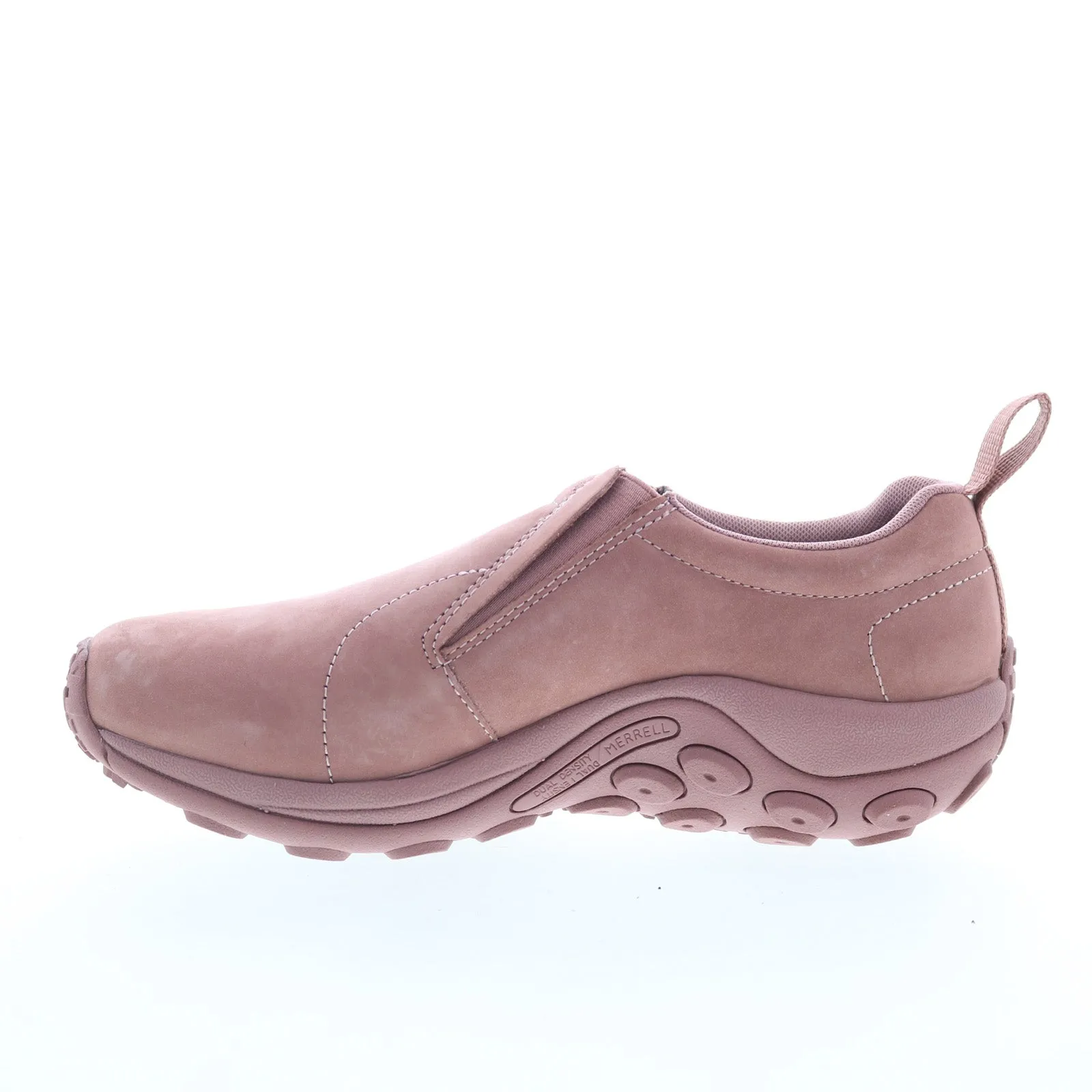 Merrell Jungle Moc J003410 Womens Pink Nubuck Slip On Clog Flats Shoes