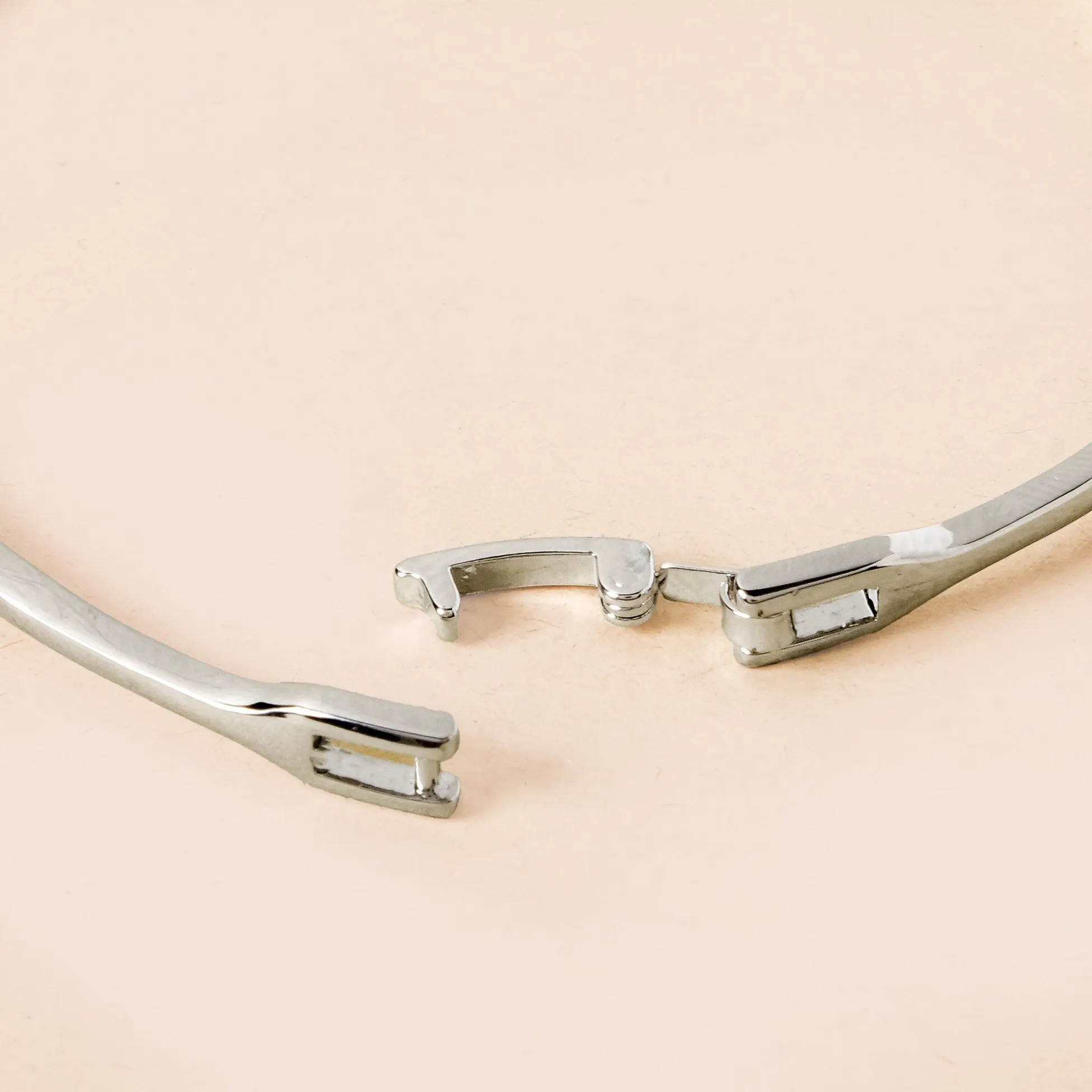 Nautical Glam Seashell Silver Bracelet