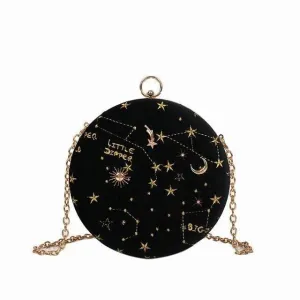 "STAR SKY" Suede Crossbody Bag
