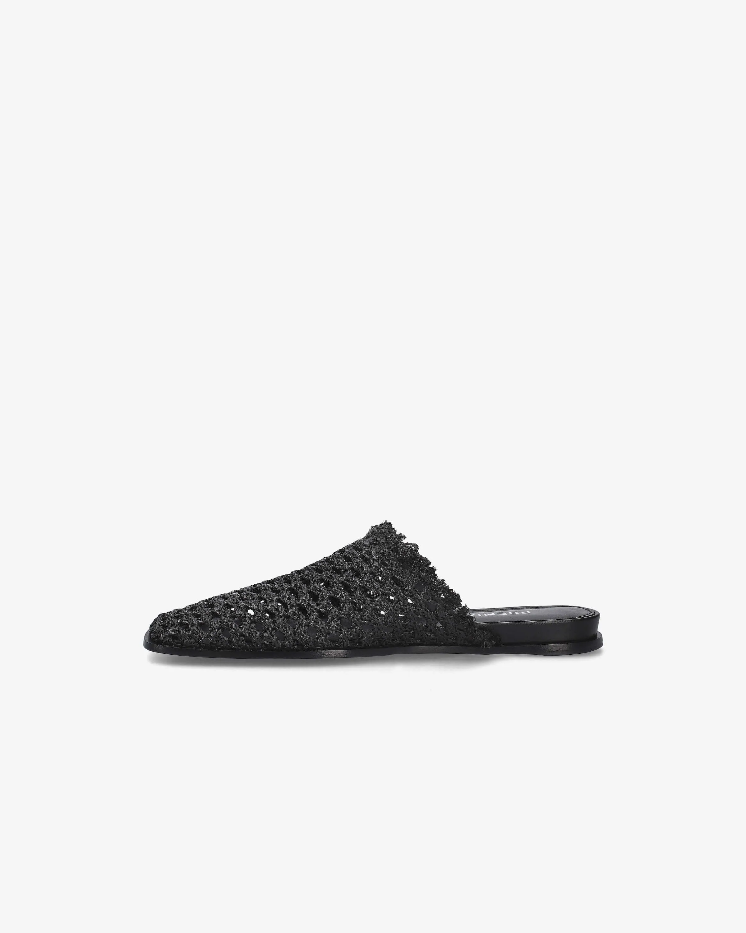 Sabot M6941A Woven Raffia Frayed Details